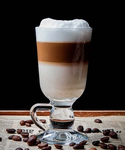 Image Caramel Coffee with Chocolate