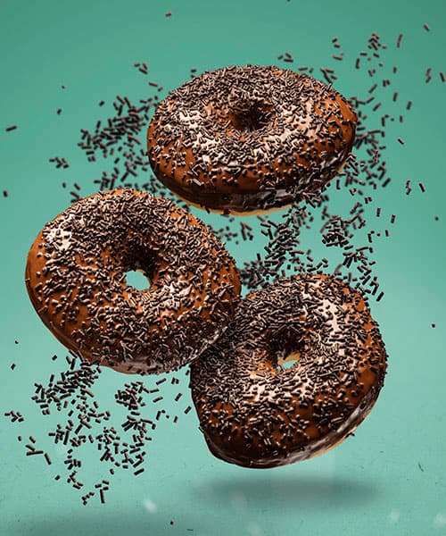 Image Pack of 3 Chocolate Donuts
