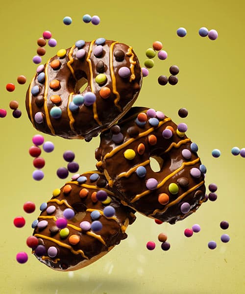Image Pack of 3 Chocolate Donuts