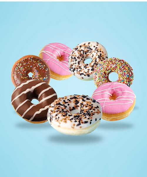 Image Pack of 6 donuts 