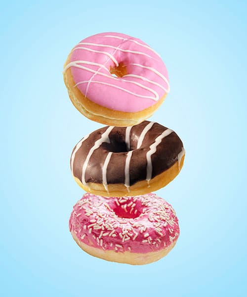 Image Pack of 3 variety of Donuts