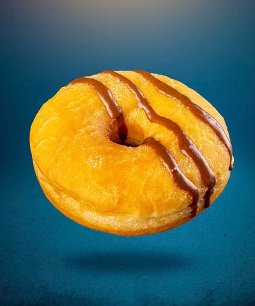 Image Natural Donut with Chocolate